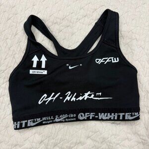 Women’s Nike x Off White NRG AS Sports Bra Tank Top Black Size Small
